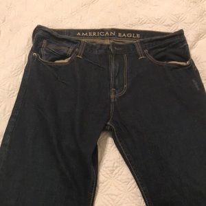 American Eagle Straight Dark Jeans